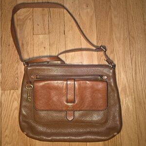 Fossil Brown Kinley Leather Purse